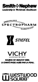 SMITH + NEPHEW LEADERSHIP IN WORLDWIDE HEALTHCARE * DERMATOLOGIE SPECTROPHARM DERMATOLOGY * STIEFEL * VICHY LABORATORIES, SOURCE OF HEALTHY SKIN, LA SANT PASSE AUSSI PAR LA PEAU * WESTWOOD SQUIBB